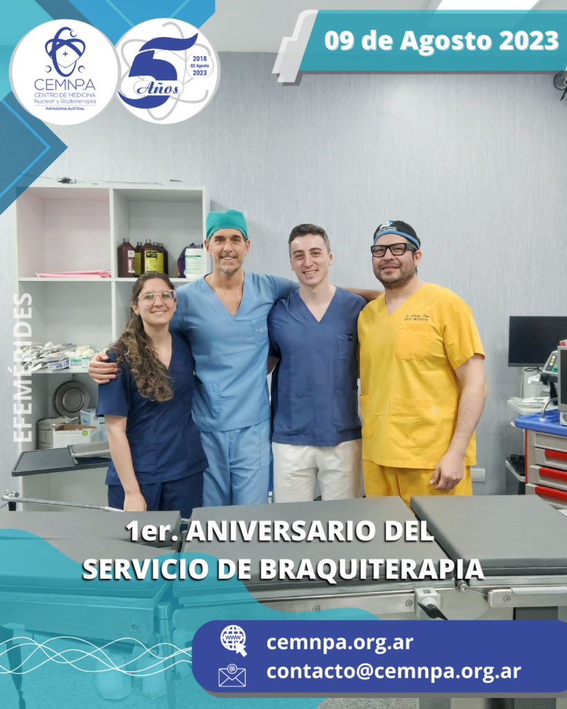 ANIVERSARIO DEL SERVICIO DE BRAQUITERAPIA