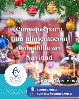 CONSEJOS PARA UNA ALIMENTACIÓN SALUDABLE EN NAVIDAD