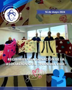 DONACIÓN DE LA ASOCIACIÓN CIVIL BUEN DÍA VIDA