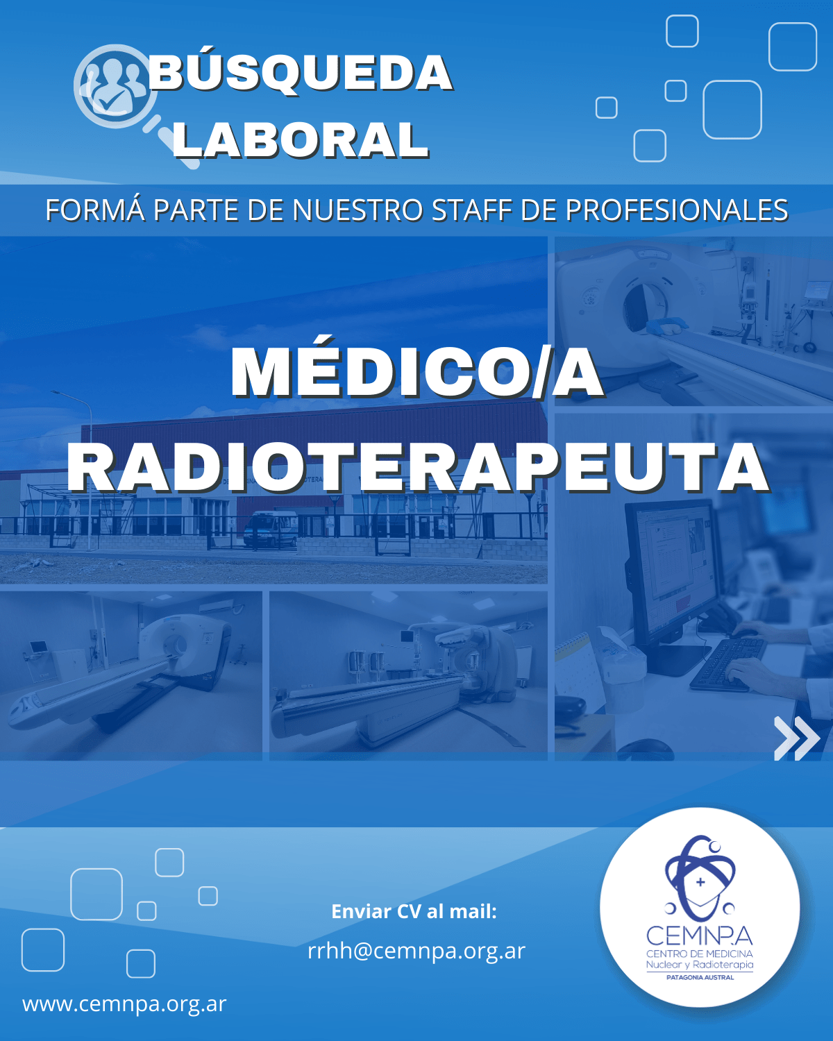 Búsqueda Laboral MÉDICO/A RADIOTERAPEUTA – 23/08/24