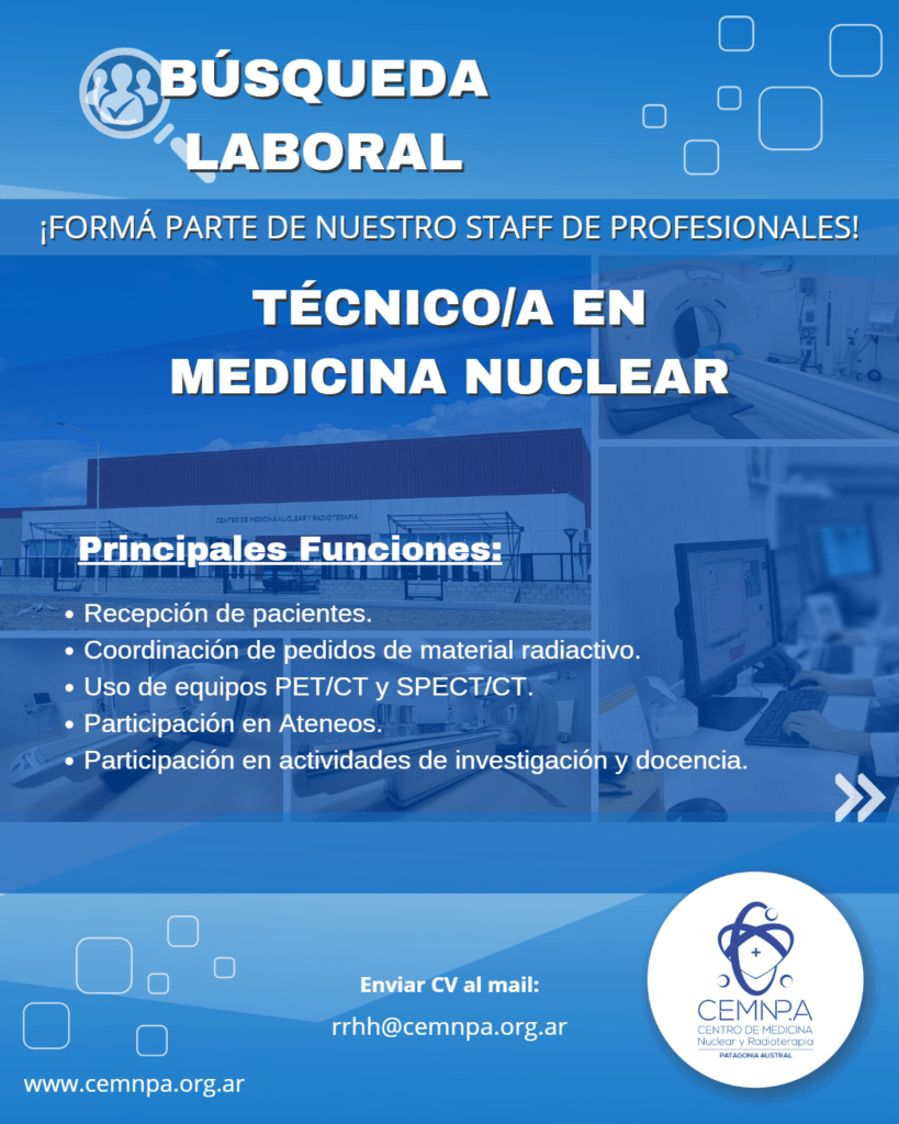 2 TECNICO EN MEDICINA NUCLEAR Principales Funciones