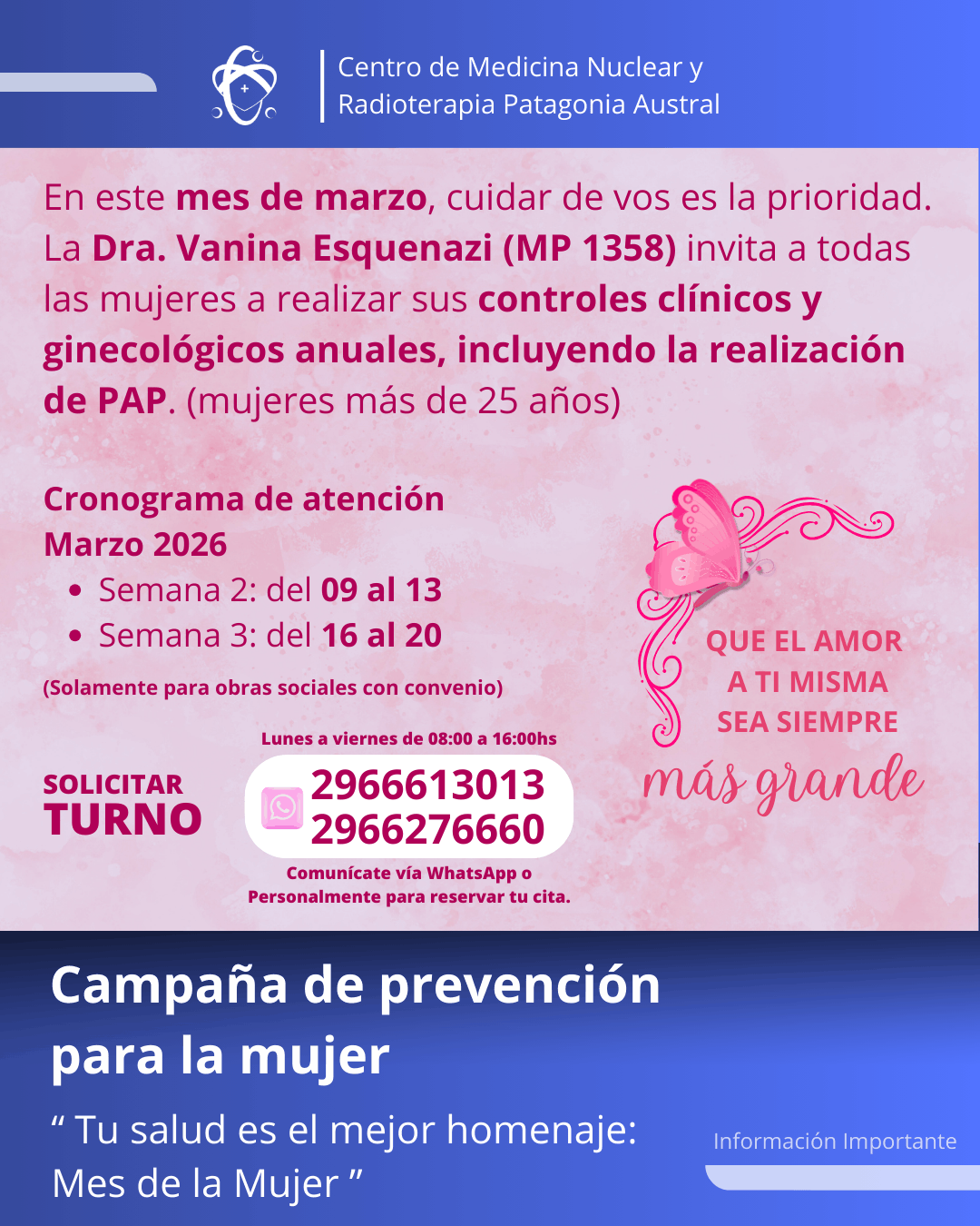 cemnpa dra ezquenazi campaÑa de prevenciÓn para la mujer