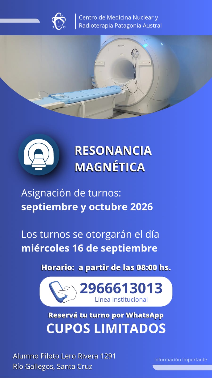 resonancia magnetica turno
